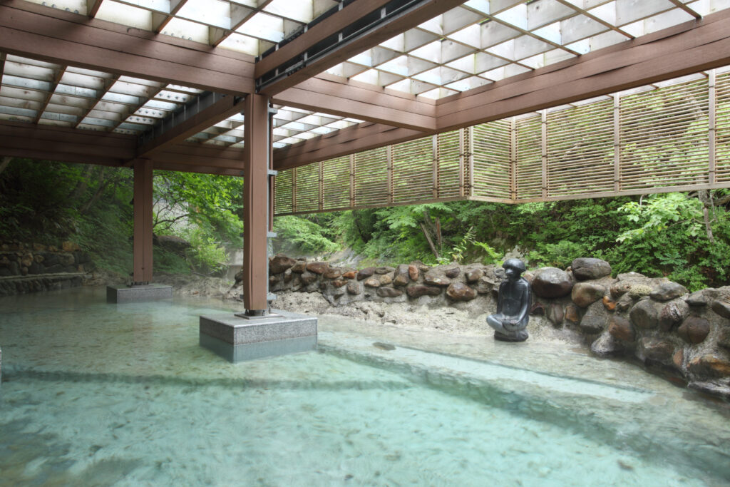 薬研温泉露天風呂 かっぱの湯