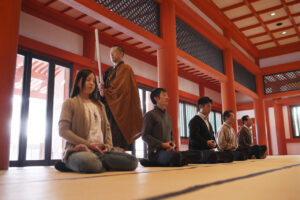 毛越寺座禅体験